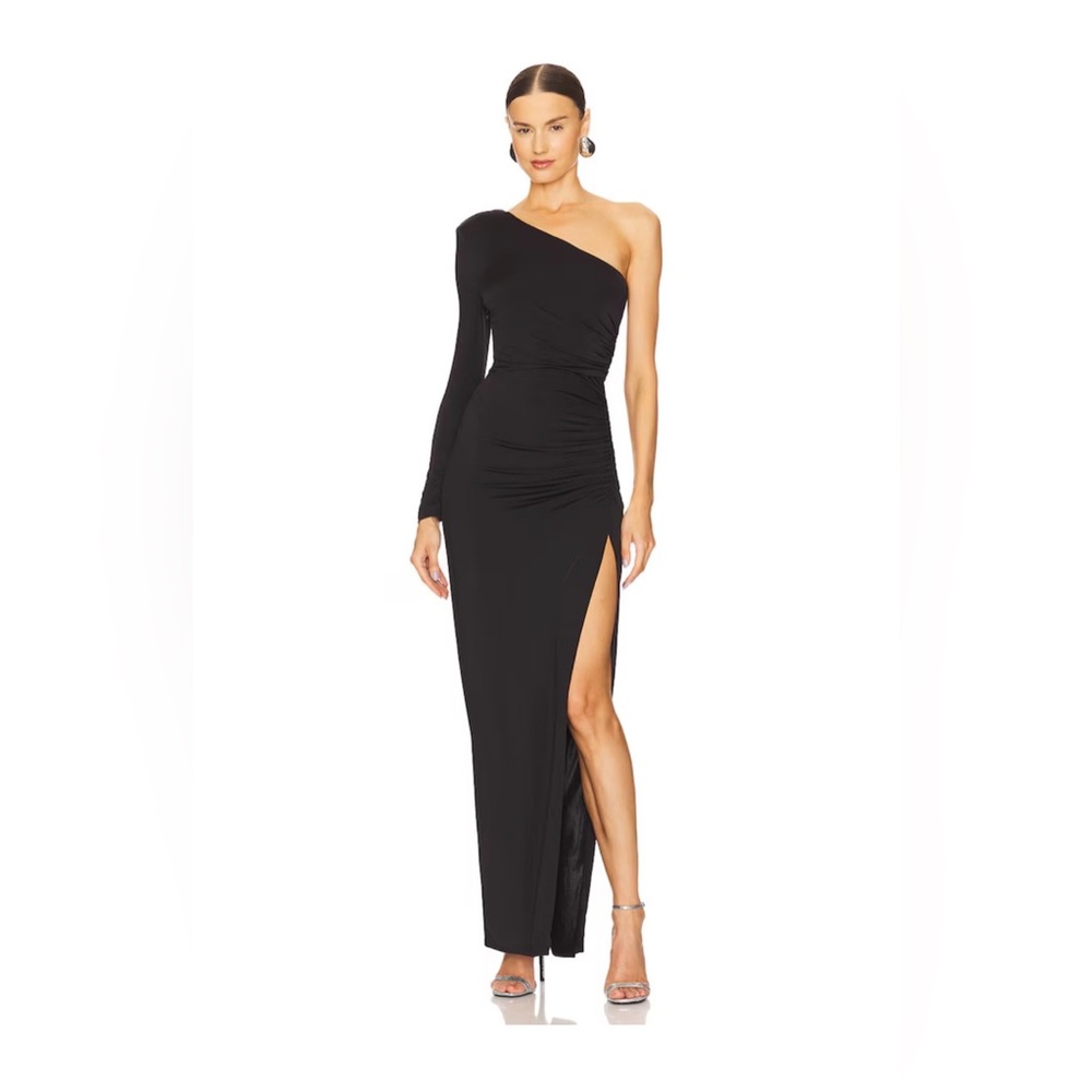Elegant Black One Shoulder Dress